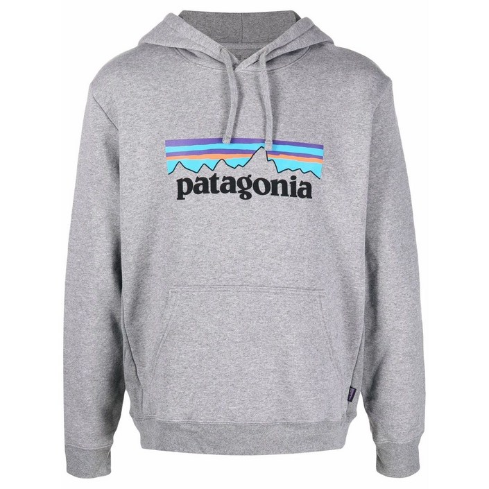 파타고니아 로고 프린트 후디