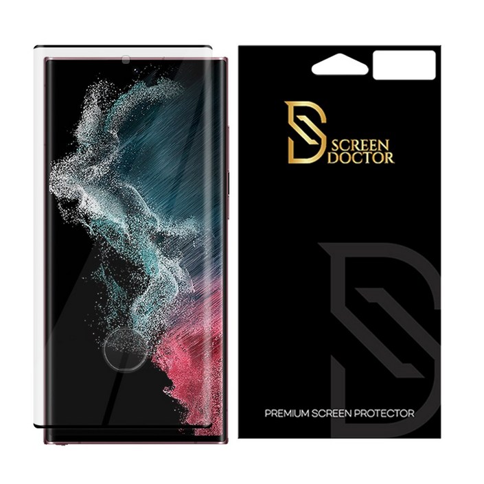 11 스크린닥터 갤럭시 S22 울트라 3D 풀커버 강화유리 2매