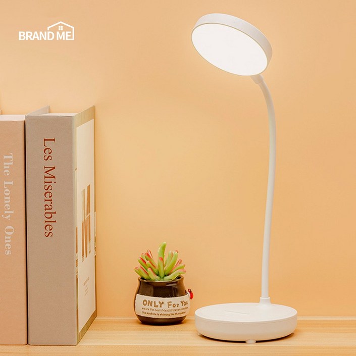 브랜드미 책상 LED 스탠드 조명 독서등 독서실 학습용 스텐드, 무료배송, 화이트 브랜드미 책상 LED 스탠드 조명 독서등 독서실 학습용 스텐드, 무료배송, 화이트
