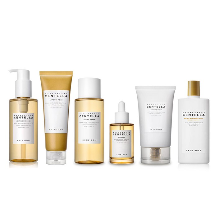 스킨천사 마다가스카르 센텔라 기초 6종 클렌징오일폼토너앰플수딩크림선크림 플러스, 1개