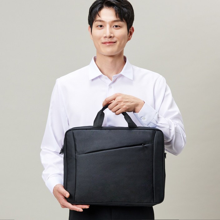 올랜더 대용량 옥스포드 노트북 가방, 블랙, 1개 올랜더 대용량 옥스포드 노트북 가방, 블랙, 1개