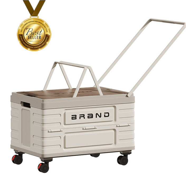 오웨테 업그레이드 접이식 리빙박스 대용량 이동식 수납장 다용도 캠핑 폴딩박스 트렁크 정리함