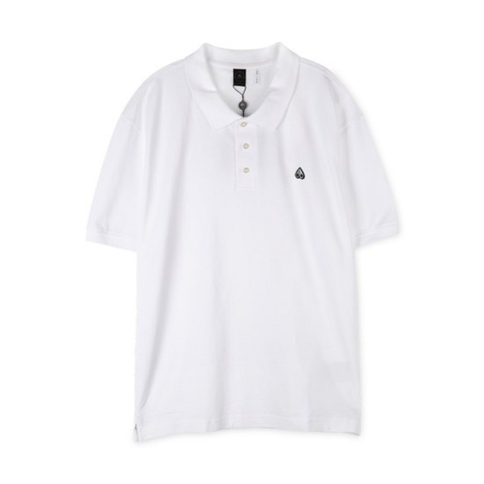 무스너클 남성 로고 패치 화이트 카라티 M12MT712 160