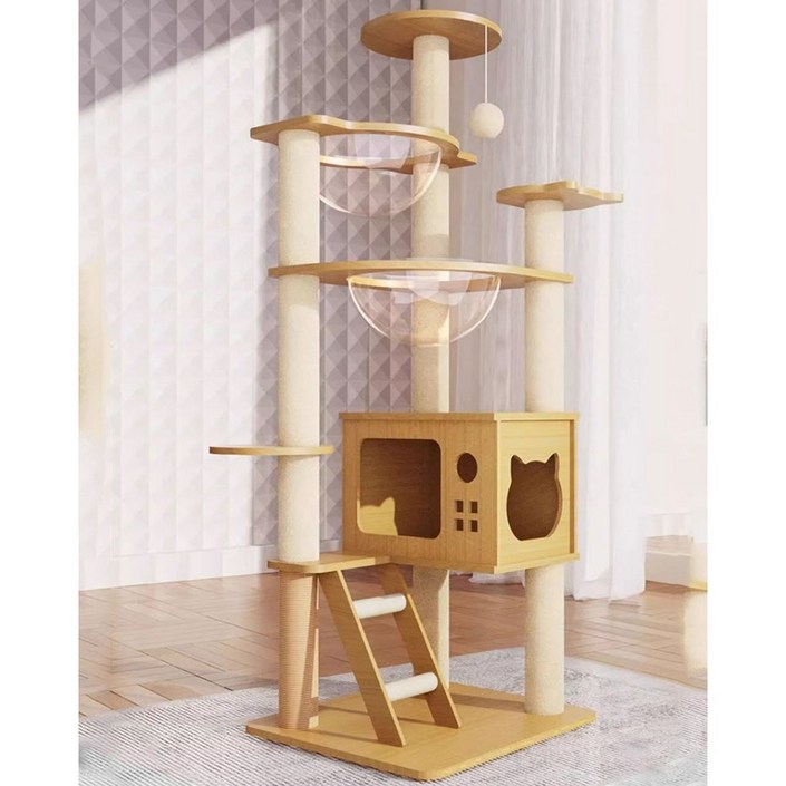 대형고양이가구 별장 장난감 7단 캣타워 7단 고급 빌라