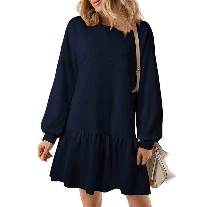 빅사이즈 20대 30대 여성 프릴원피스 롱원피스