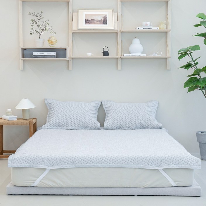 온결 듀라론 냉감패드 여름 쿨매트, 그레이