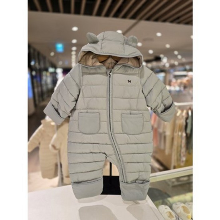 블루독베이비 25 FW민트윔라이트 패딩우주복45A1960302출산 백일 돌 선물 조카 아가옷 유아 경량 45 7359228