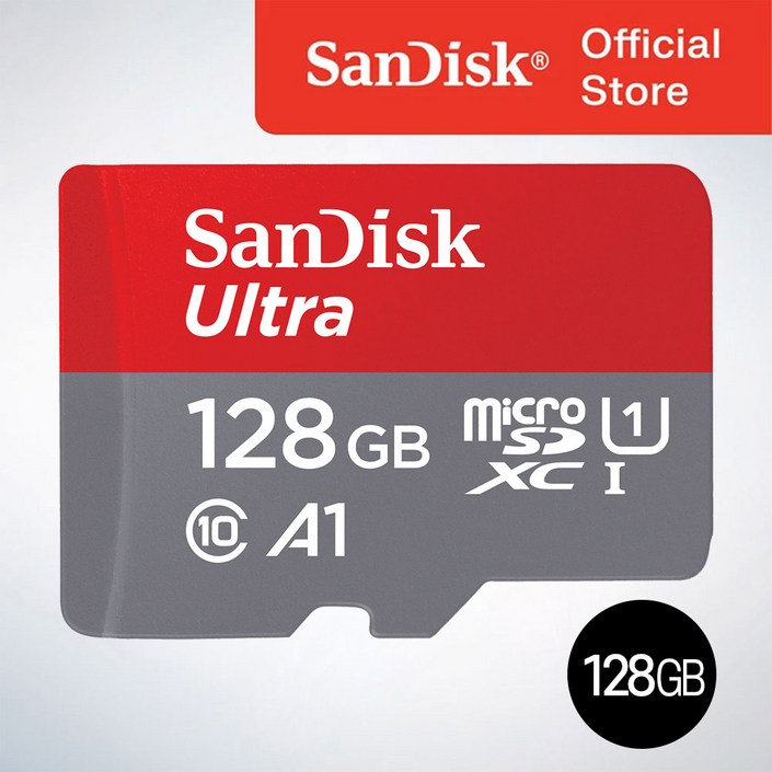 샌디스크코리아 공식인증정품  마이크로 SD 카드 SDXC ULTRA 울트라 QUAB 128GB