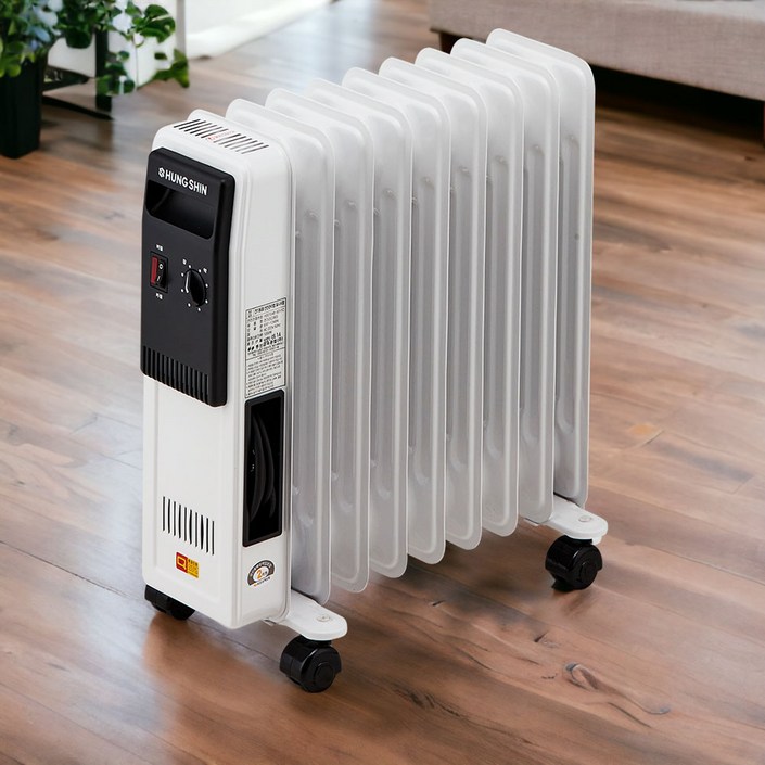 흥신 국산 전기라디에이터 2년보증 가정용 사무실 난로 화장실 욕실 원룸 전기식라지에타 5핀7핀9핀11핀13핀15핀