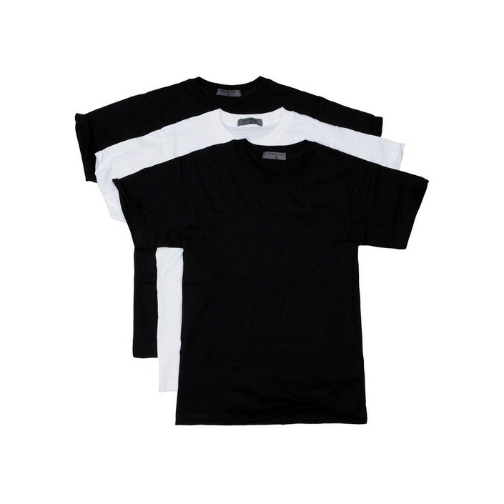 지오다노NEW 남여 공용3팩 순면 반팔 패키지 243801 4가지조합