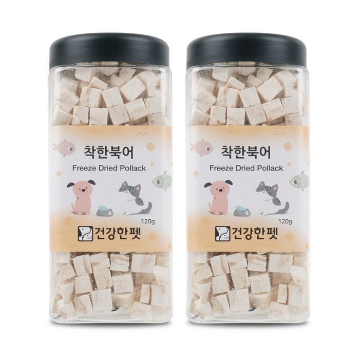 건강한펫 동결건조 착한북어 120g