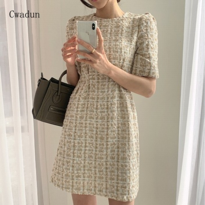 Cwadun 여성 반팔 원피스 GT88