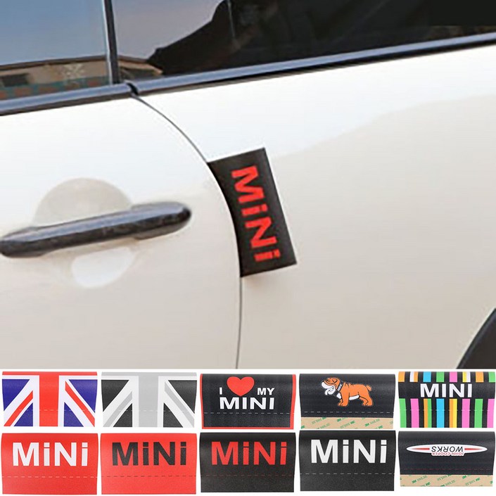  도우팩토리  미니쿠퍼 라벨 버젼2, 10가지 디자인, 전차종 장착 가능