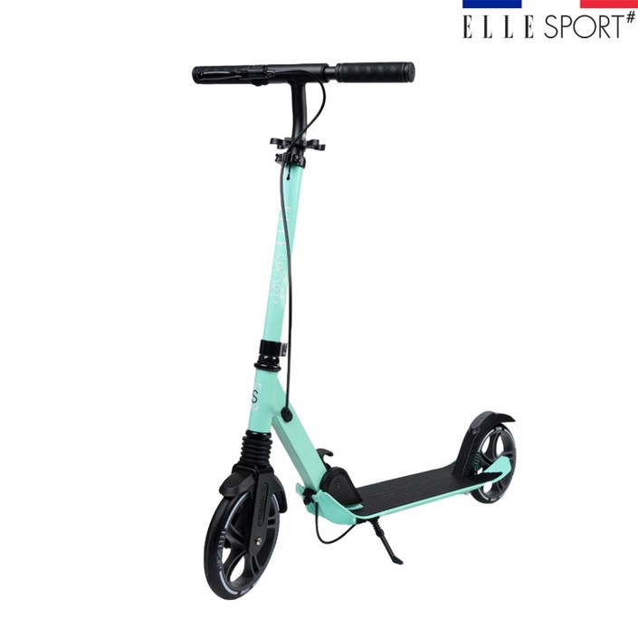 엘르스포츠 접이식 킥보드 글라이드 핸드브레이크 높낮이조절 초등학생 어린이, 글라이드민트, 1개