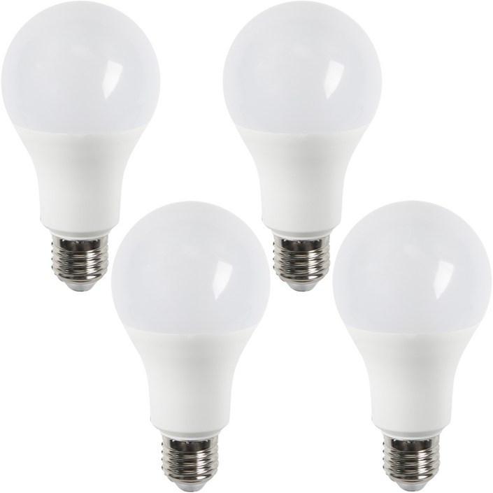 LED 벌브 컨버터 내장형 전구 E26 15W, 4개, 주광색 LED 벌브 컨버터 내장형 전구 E26 15W, 4개, 주광색