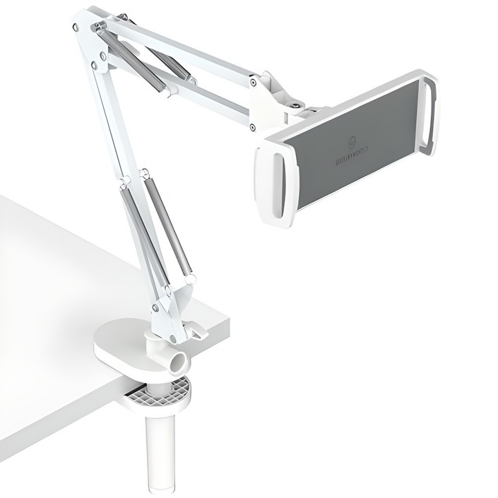 신지모루 탄소강 논슬립패드 자바라 집게형 핸드폰 태블릿 거치대