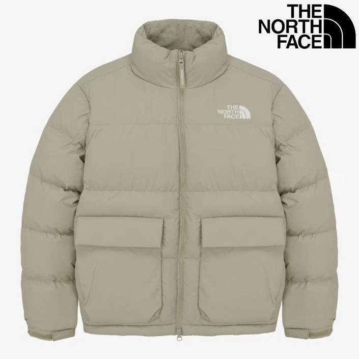 백화점출발 노스페이스 화이트라벨 NJ1DQ59L 유트로EX 다운자켓 베이지