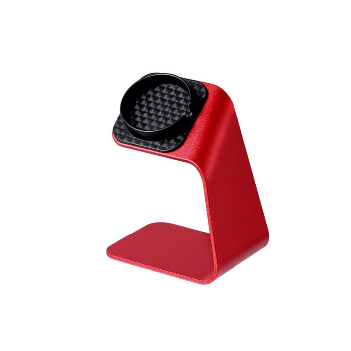 바림 갤럭시 애플 스마트워치 무선 충전 거치대 충전독, 레드, 1개