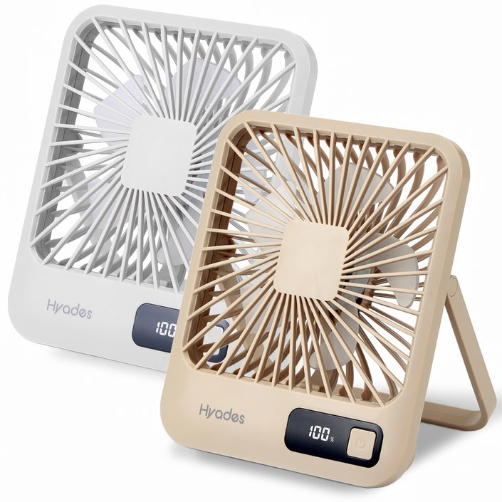 Hyades 미니 무선 핸드 탁상겸용 선풍기 Q3  11