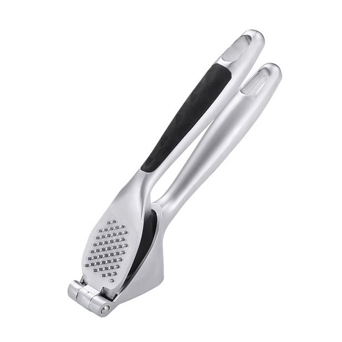 감앤각 마늘프레스 간편한 한손 마늘다지기 마늘짜개 도구 간마늘 다짐기 으깨기 갈릭프레스 다용도 프레스, 1개, 실버