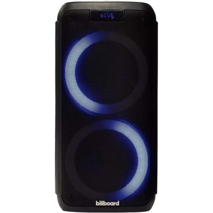 블루투스 스피커 거실 캠핑 무선 빌보드 듀얼 8인치 충전식 8000W P.M.P.O. FM USB SD 보조 입력 TWS 풀 패널 조명