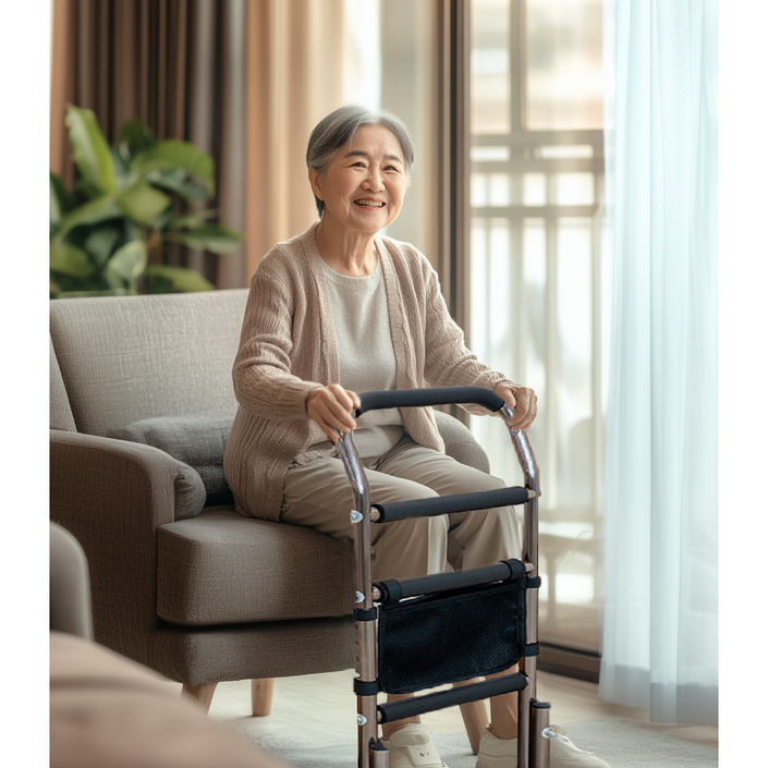 안심가 높이조절 보행보조기 화장실안전바, 1개