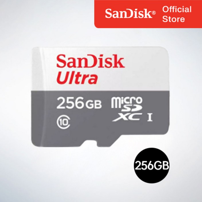 샌디스크코리아  공식인증정품  마이크로 SD카드 SDXC ULTRA 울트라 QUNR 256GB