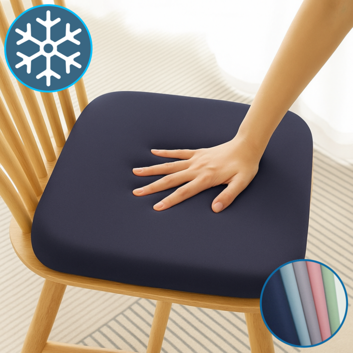 일상담다 하루종일 편한 체중분산 메모리폼 방석, 네이비