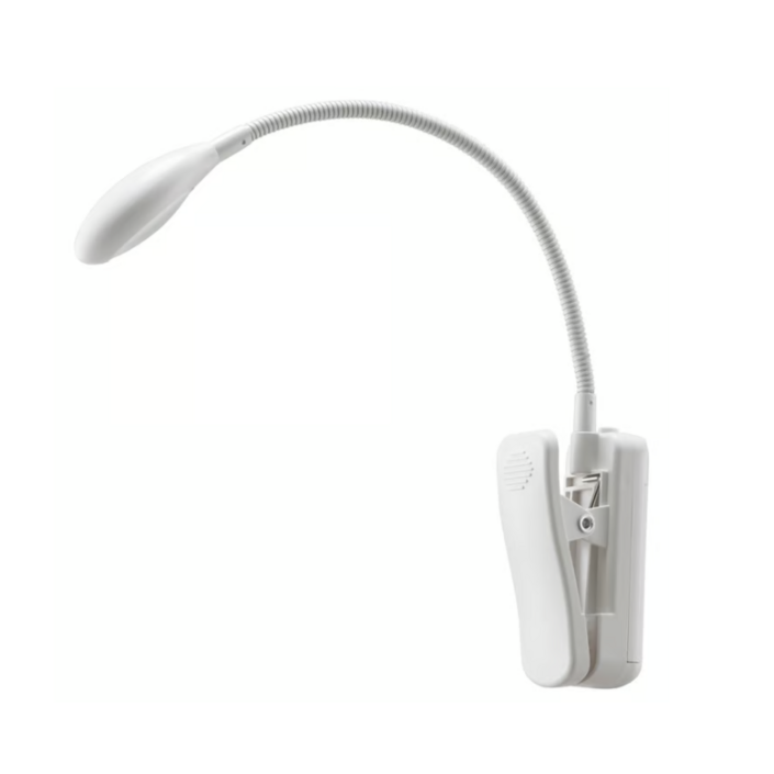 이케아 독서등 에바레드 집게조명 무선 건전지 북라이트