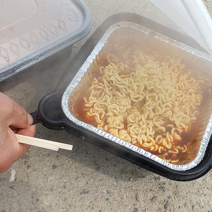 캠핑 낚시 등산 간편하게 APL 다회용 발열용기 3개세트, 단일색상, 3개