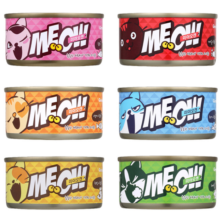 미아오캔 콤보 80g x 24개입, 80g, 24개