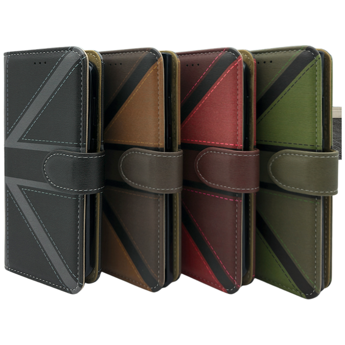 아리움 헤리스 런던 가죽 지갑형 카드 핸드폰 케이스