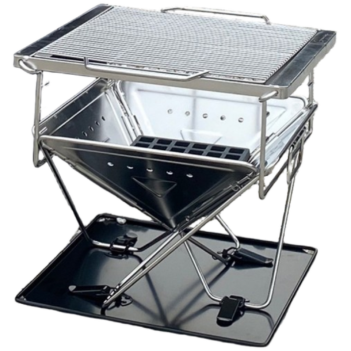 그라니아 플라마 화로대 불멍 바비큐 그릴, 1개