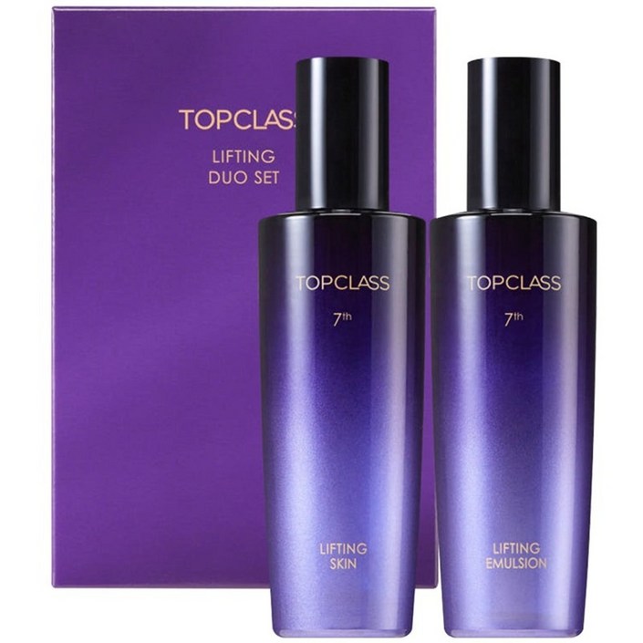 참존 탑클래스 리프팅 듀오 세트 (스킨+에멀젼) 기초세트 트리플콜라겐 펩타이트 단백질