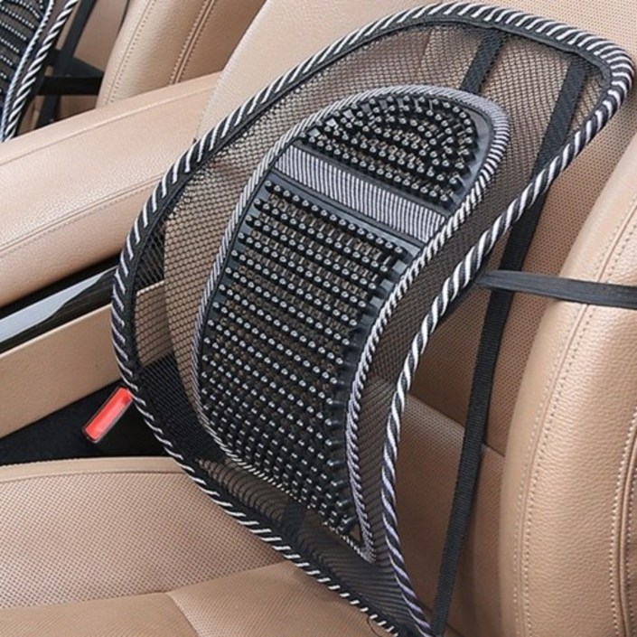 LUX3  11 차량용 허리받침대 고객님들의 허리 건강을 지켜드릴 지압돌기,등받이,매쉬,통풍,등쿠션,쇼파,의자