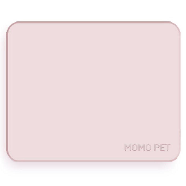 모모펫 강아지 논슬립 실리콘 배변매트, 베이비핑크, 1개