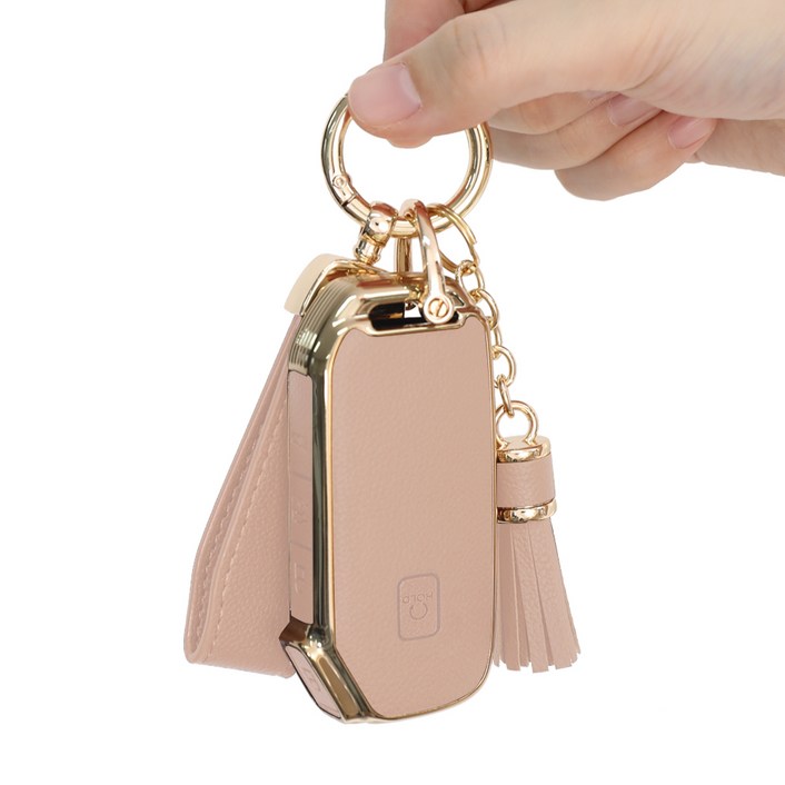 대한오토모빌 자동차 가죽 키케이스 차키커버 키링 키홀더