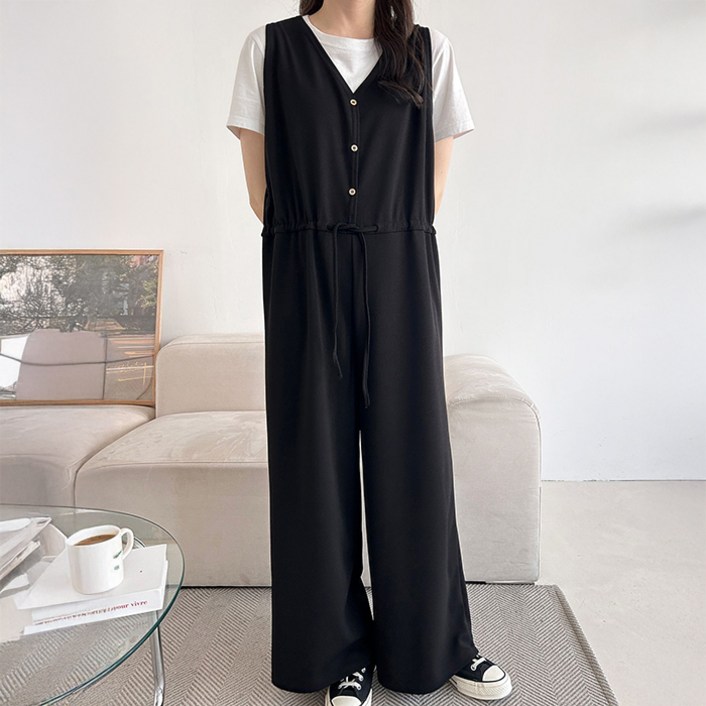 라라온 스판 와이드 점프 수트 TSP2011