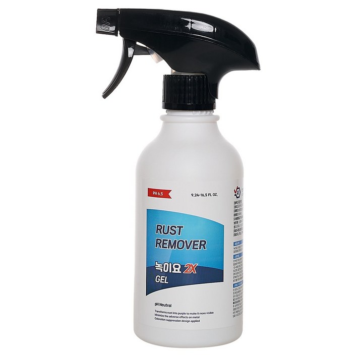정우케미칼 녹제거제 녹이요 2X 겔 갤타입 자동차용 녹제거 세트 금속 철근 스텐레스 녹제거제