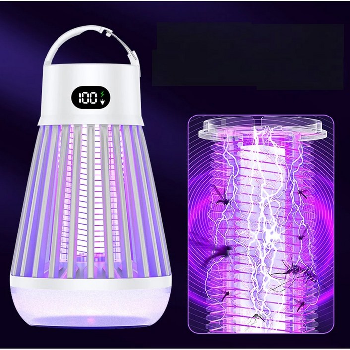 LED 램프 모기퇴치기 따닥이 캠핑용 가정용 휴대용 랜턴 냄새X 화학성분X 친환경