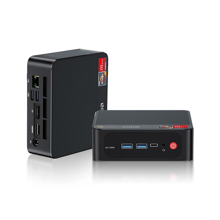 Beelink SER8 미니 PC, AMD Ryzen 7 8745HS8C16T 최대 4.9GHz, 32GB DDR5 RAM 1TB PCIe4.0 SSD, 컴퓨터 지원 4K1