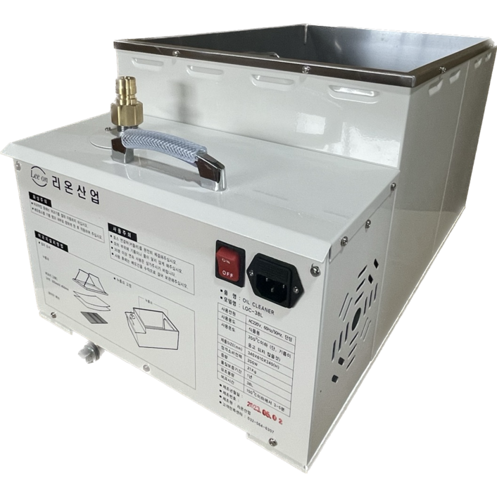 리온산업 기름정제기 식용유정제기 오일여과기 대용량LOC-38리터 LOC-46리터 LOC-38L LOC- 46L 여과기 튀김기용, LOC-38L