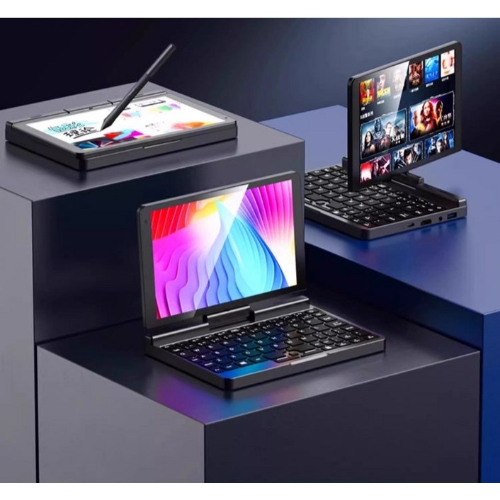 미니 노트북 8인치 투인원 터치 스크린 인텔 비즈니스 오피스 휴대용 얇고 가벼운 노트북