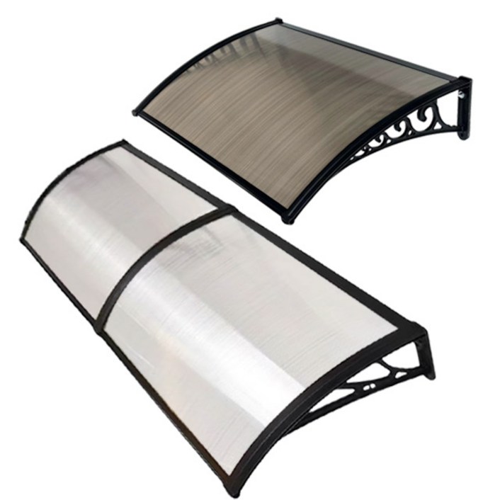 폴리허브 고정어닝 캐노피 렉산 폴리카보네이트 테라스가림막 차양막 현관 창문 빗물막이 비가림