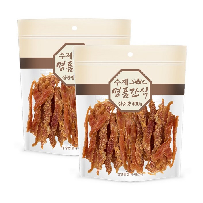 400g x 2개세트 강아지수제간식 고기결이 살아있는 치킨, 400g, 2개, 치킨 트위스트