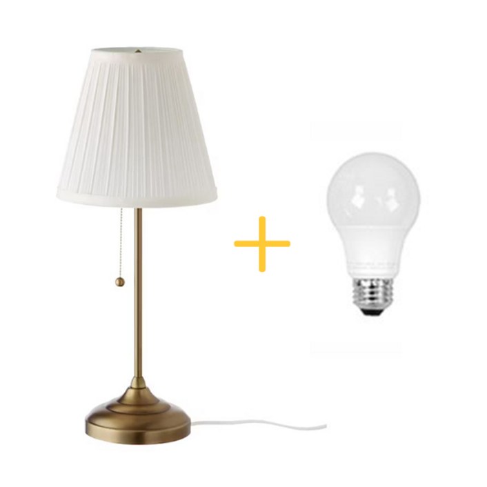 이케아 탁상스탠드  전구 오르스티드 003.213.79