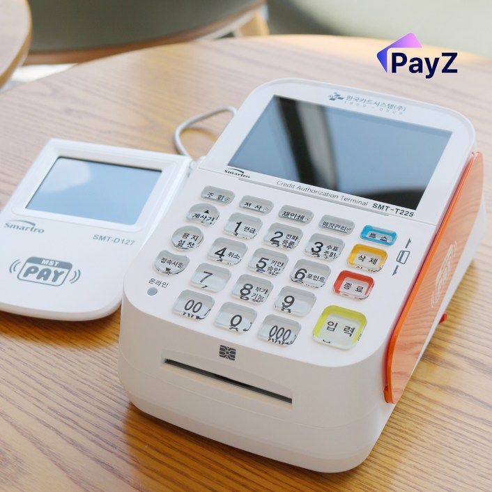 최신형 유선 카드단말기 신용카드체크기 결제기 IC카드기 SMTT225 페이Z, 1개, 기존사업자인터넷랜선