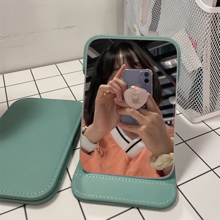 낭만라운지 에르딘 접이식 휴대용 탁상 거울