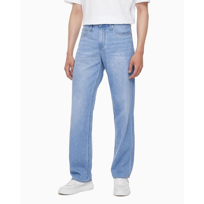 캘빈클라인진 CALVIN KLEIN JEANS 남성 90s 스트레이트핏 린넨 데님J325949 465081
