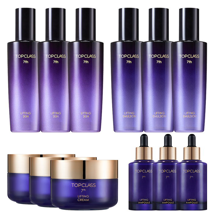 참존 탑클래스 리프팅 듀오 세트 12종(스킨3+에멀젼3+앰플3+크림3)